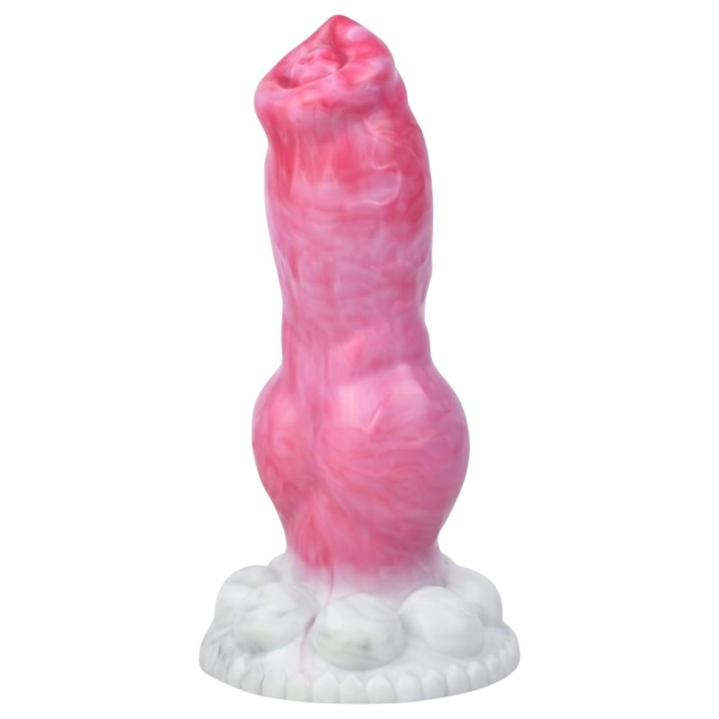 Animalorny Buldog - kutya pénisz dildó - 17 cm (pink) 133161 termék bemutató kép
