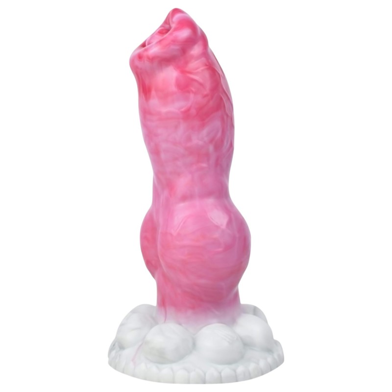 Animalorny Buldog - kutya pénisz dildó - 17 cm (pink) 133163 termék bemutató kép