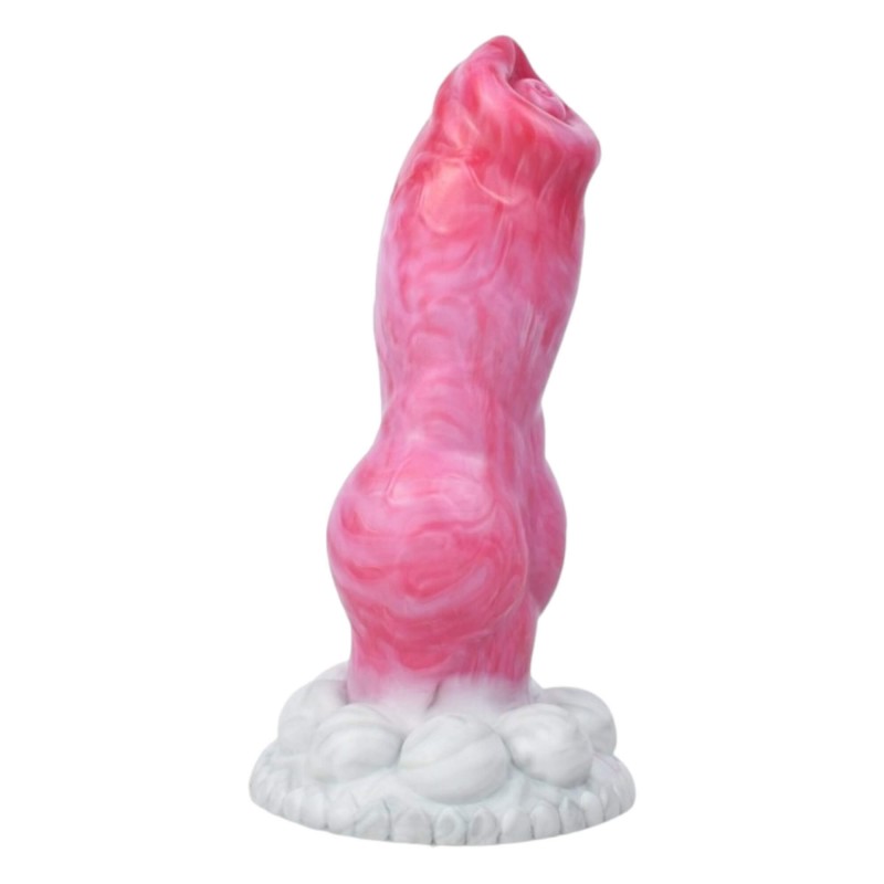 Animalorny Buldog - kutya pénisz dildó - 17cm (pink) 91542 termék bemutató kép