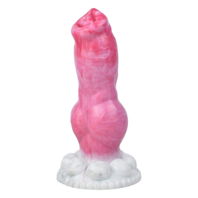 Animalorny Buldog - kutya pénisz dildó - 17cm (pink) 91543 termék bemutató kép