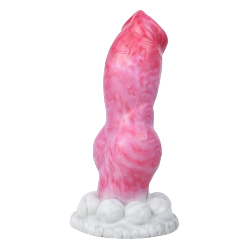 Animalorny Buldog - kutya pénisz dildó - 17cm (pink) 91544 termék bemutató kép