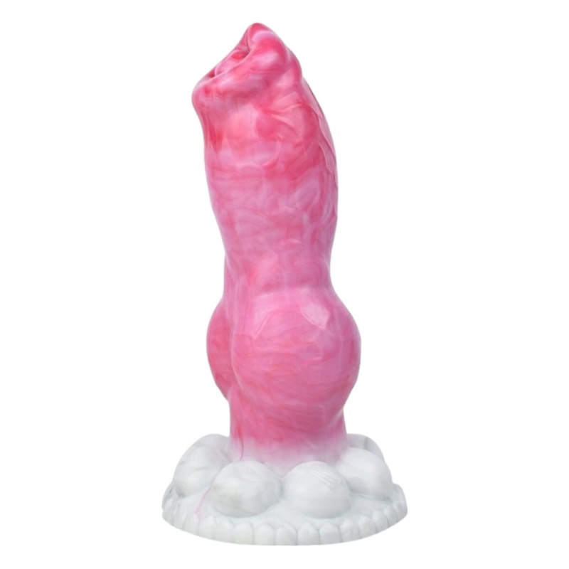 Animalorny Buldog - kutya pénisz dildó - 17cm (pink) 91545 termék bemutató kép