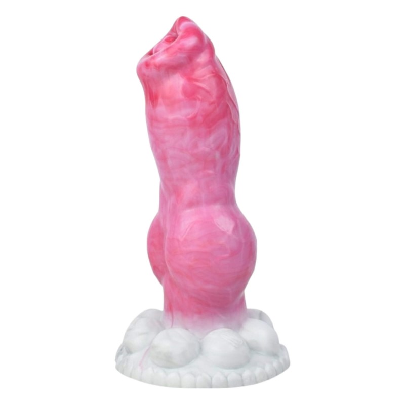 Animalorny Buldog - kutya pénisz dildó - 17cm (pink) 90980 termék bemutató kép