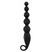 Anos Anal Beads - anál gyöngysor vibrációval (fekete) 74810 termék bemutató kép