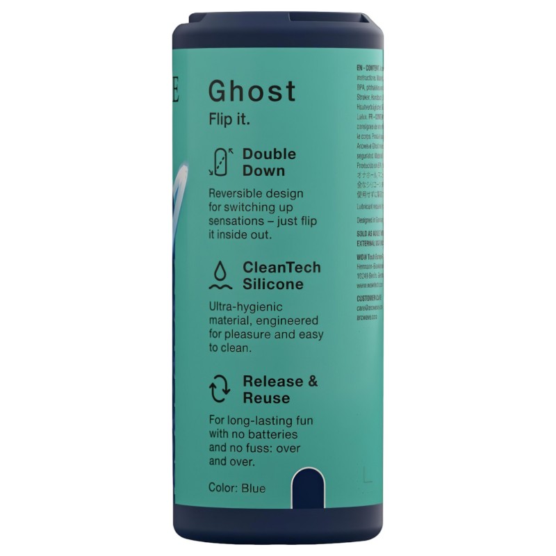 Arcwave Ghost - kifordítható zseb maszturbátor férfiaknak (kék) 156605 termék bemutató kép