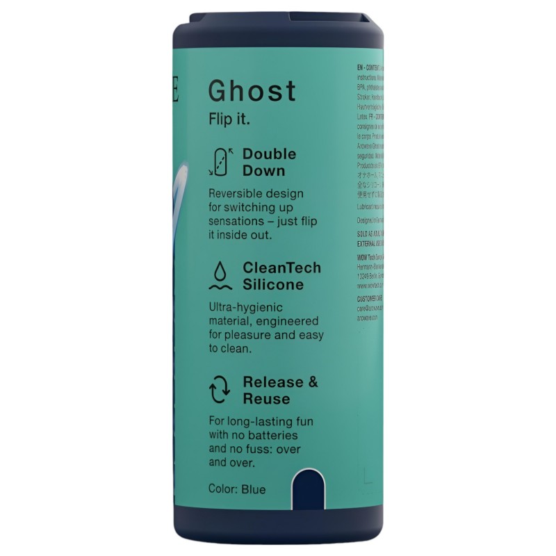 Arcwave Ghost - kifordítható zseb maszturbátor férfiaknak (kék) 116392 termék bemutató kép