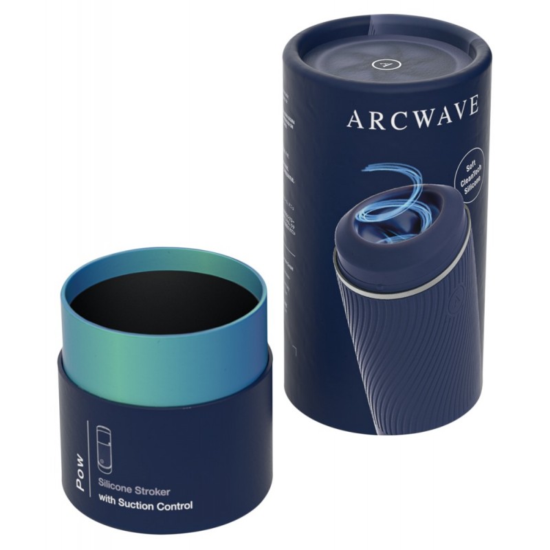 Arcwave Pow - manuális szívó maszturbátor (kék) 90517 termék bemutató kép