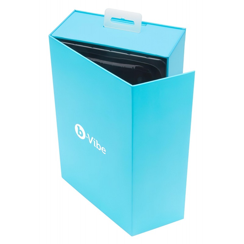 b-Vibe Novice - rádiós anál vibrátor kezdőknek (fekete) 157665 termék bemutató kép