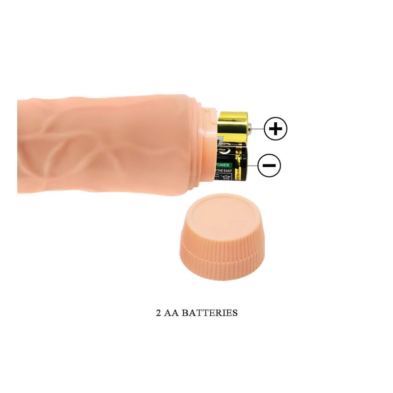 Baile Barbara - élethű vibrátor - 19,5 cm (testszínű) 133038 termék bemutató kép