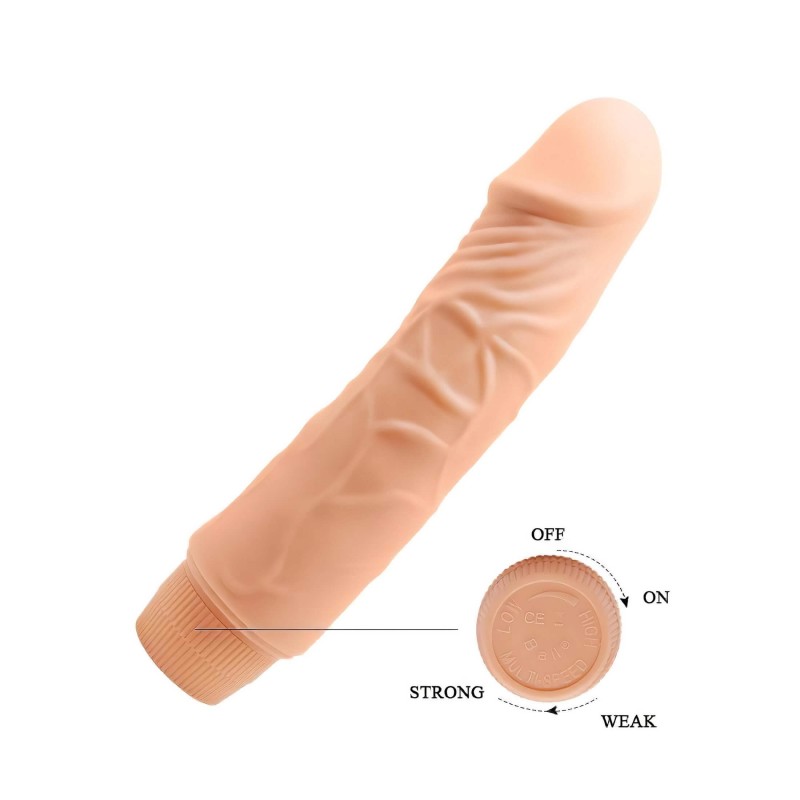 Baile Barbara - élethű vibrátor - 19,5 cm (testszínű) 133042 termék bemutató kép