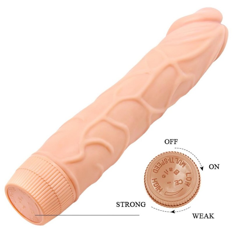 Baile Barbara - élethű vibrátor - 22,5 cm (testszínű) 142725 termék bemutató kép
