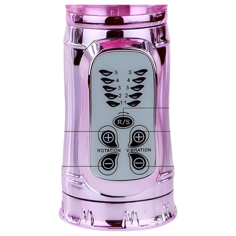 Baile - pillangós, csiklókaros vibrátor (pink) 98369 termék bemutató kép
