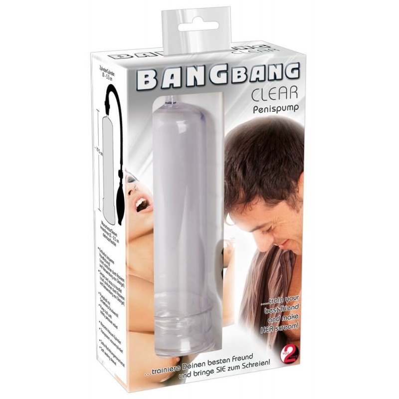 Bang Bang erekciópumpa - áttetsző 55309 termék bemutató kép
