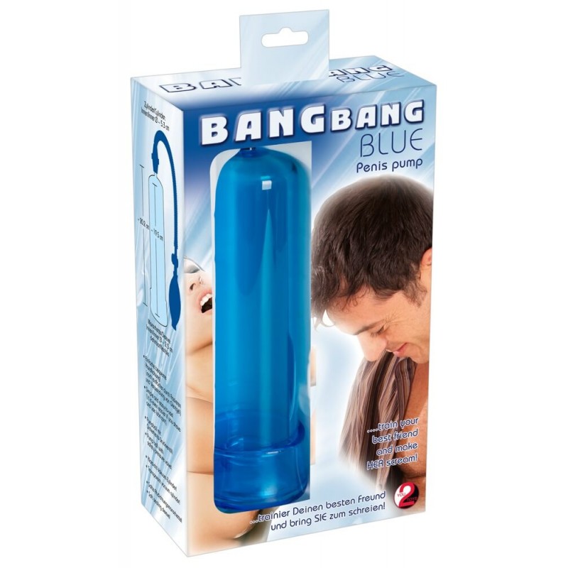 Bang Bang erekciópumpa - kék 55307 termék bemutató kép