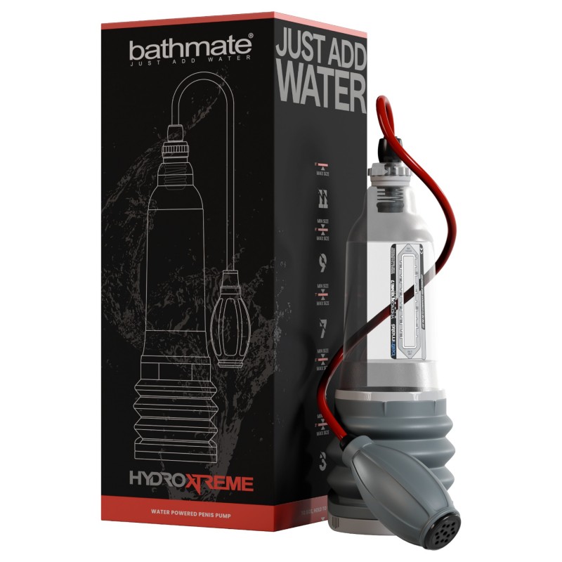 Bathmate HydroXtreme 7 Wide Boy - hidropumpa szett (átlátszó) 149487 termék bemutató kép