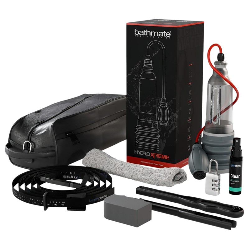 Bathmate HydroXtreme 8 - hidrop péniszpumpa szett (átlátszó) 163107 termék bemutató kép