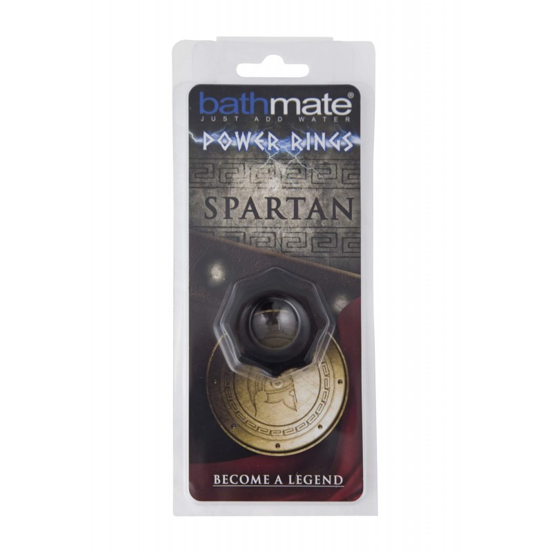 BathMate - Spartan szilikon péniszgyűrű (fekete) 13961 termék bemutató kép
