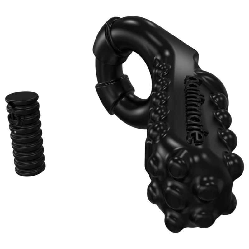 Bathmate Vibe Ring Tickle - vibrációs péniszgyűrű (fekete) 112503 termék bemutató kép