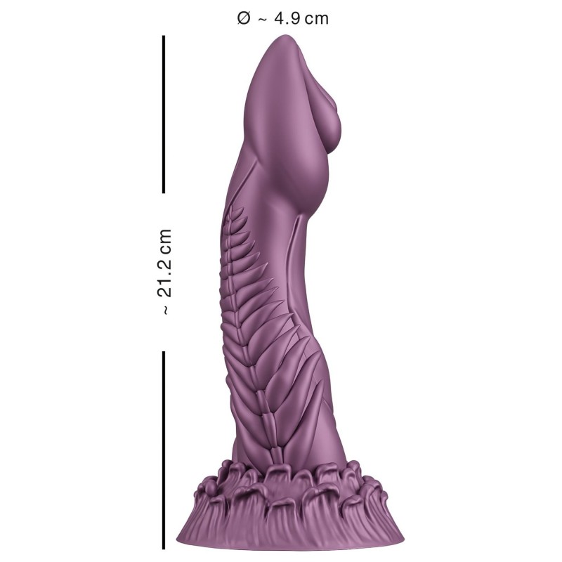 Beasty Cocks Alien Phallus - fantázia űrlény dildó (lila) 154738 termék bemutató kép