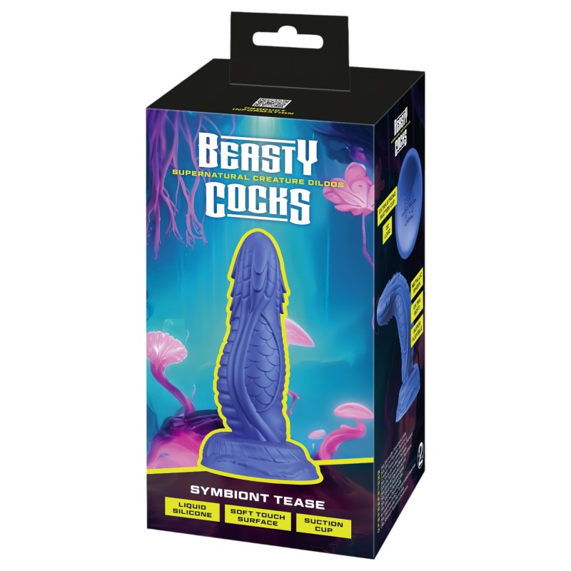 Beasty Cocks Symbiont Tease - Symbiota dildó (kék) 100111 termék bemutató kép