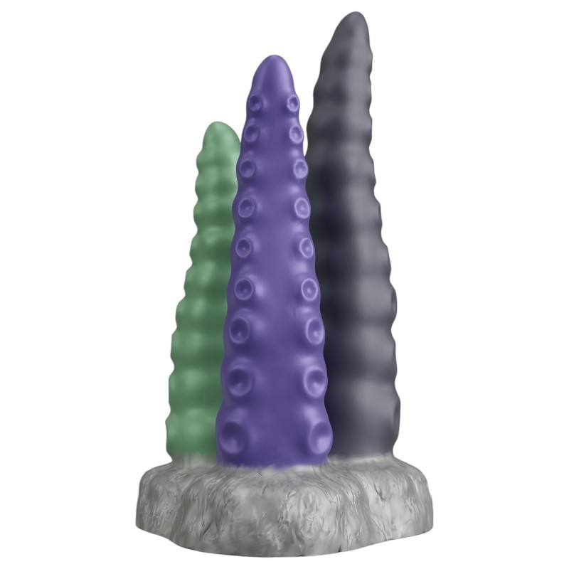 Beasty Cocks Triple Tentacle - tripla polipkar dildó 103905 termék bemutató kép