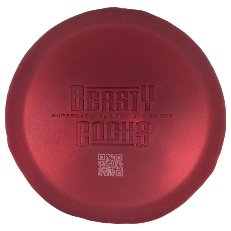 Beasty Cocks - Werewolf Willie dildó tapadókoronggal - bordó (21 cm) 145263 termék bemutató kép