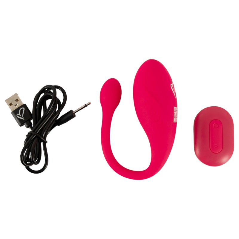 Beau Coeur Koral - hordható vibrációs tojás távirányítóval (pink) 150933 termék bemutató kép