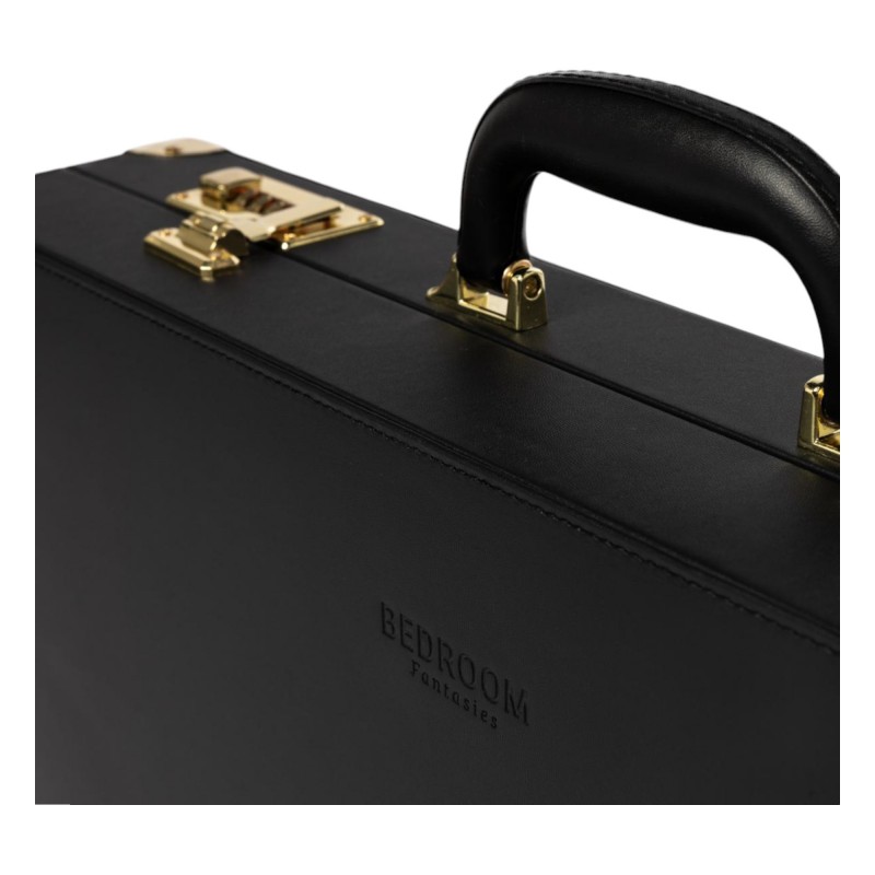 Bedroom Fantasies - 12 részes BDSM bőrönd (fekete) 96925 termék bemutató kép
