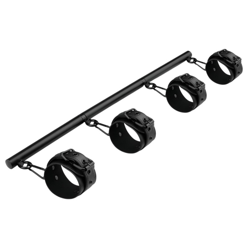 Bedroom Fantasies - állítható terpesztőrúd, bondage kellék (fekete) 160654 termék bemutató kép