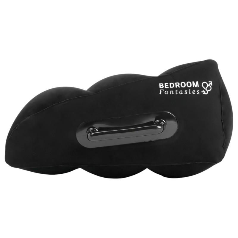 Bedroom Fantasies - felfújható szexpárna kapaszkodókkal (fekete) 163567 termék bemutató kép