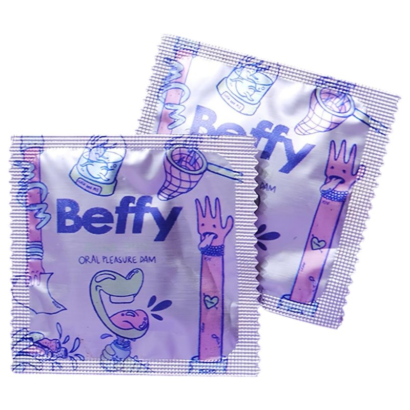 Beffy ultra vékony nyalókendő - latex óvókendő,(2 db) 99799 termék bemutató kép
