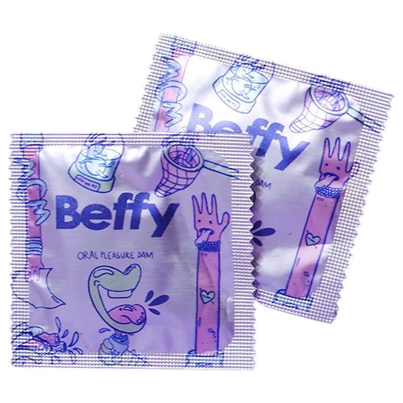 Beffy ultra vékony nyalókendő - latex óvókendő,(2 db) 146807 termék bemutató kép