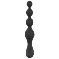 Black Velvet - akkus, vízálló, gyöngyös anál vibrátor (fekete) 44804 termék bemutató kép