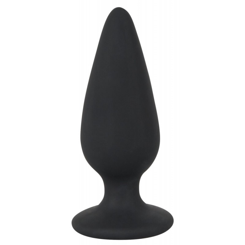 Black Velvets Heavy - 75g-os anál plug (fekete) 23436 termék bemutató kép
