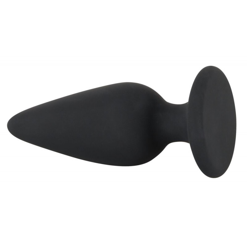 Black Velvets Heavy - 75g-os anál plug (fekete) 57743 termék bemutató kép