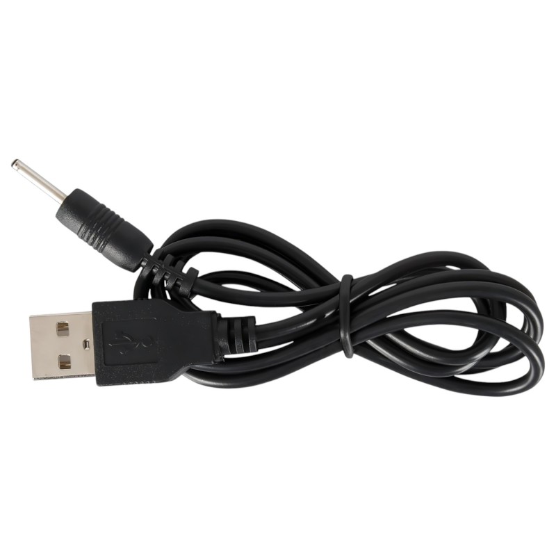 Black Velvets - akkus 5 gyöngyös anál vibrátor (fekete) 122070 termék bemutató kép