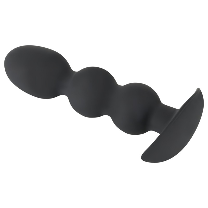 Black Velvets Heavy - 145 g-os gömbös anál plug (fekete) 137213 termék bemutató kép