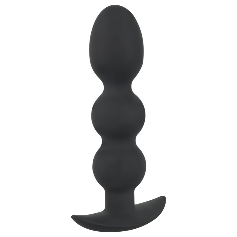 Black Velvets Heavy - 145 g-os gömbös anál plug (fekete) 137218 termék bemutató kép