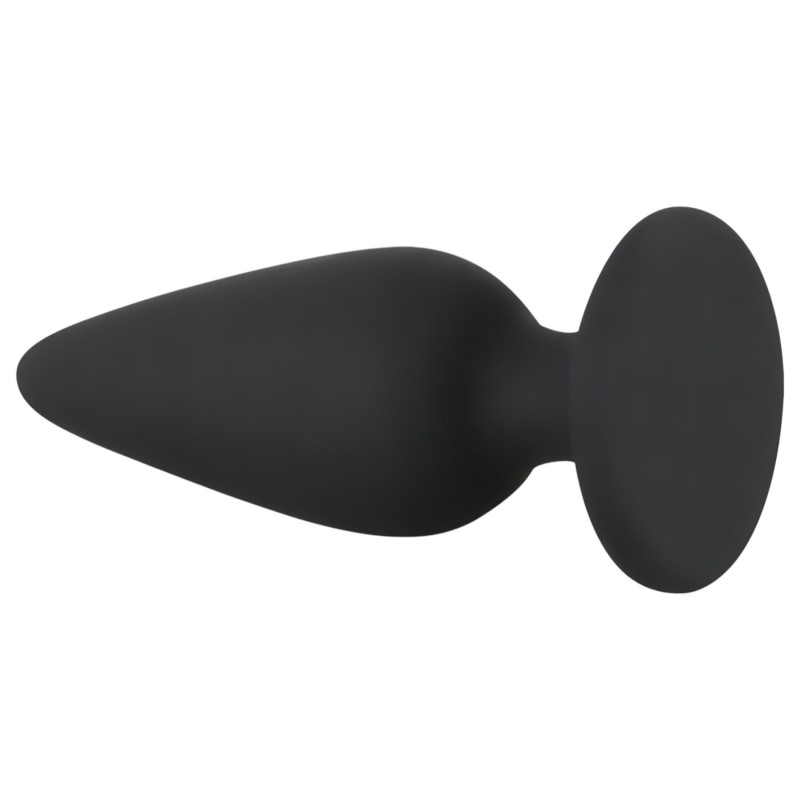 Black Velvets Heavy - 40 g-os anál plug (fekete) 137198 termék bemutató kép