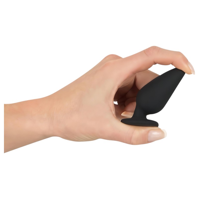 Black Velvets Heavy - 40g-os anál plug (fekete) 122035 termék bemutató kép