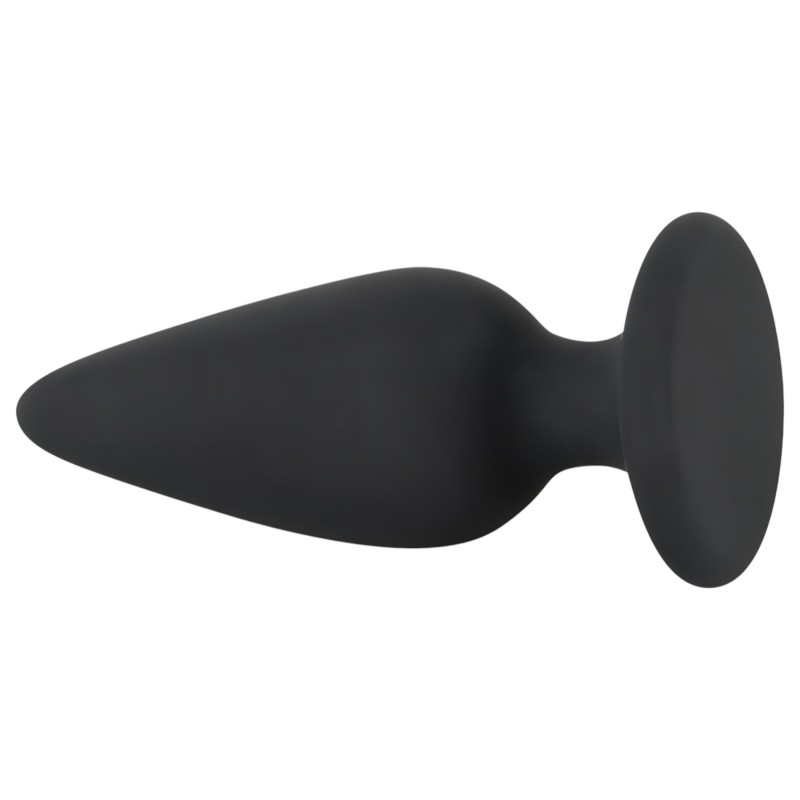 Black Velvets Heavy - 75 g-os anál plug (fekete) 137204 termék bemutató kép
