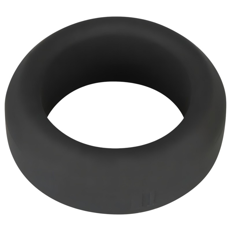 Black Velvets - vastagfalú péniszgyűrű (2,6 cm, fekete) 130396 termék bemutató kép