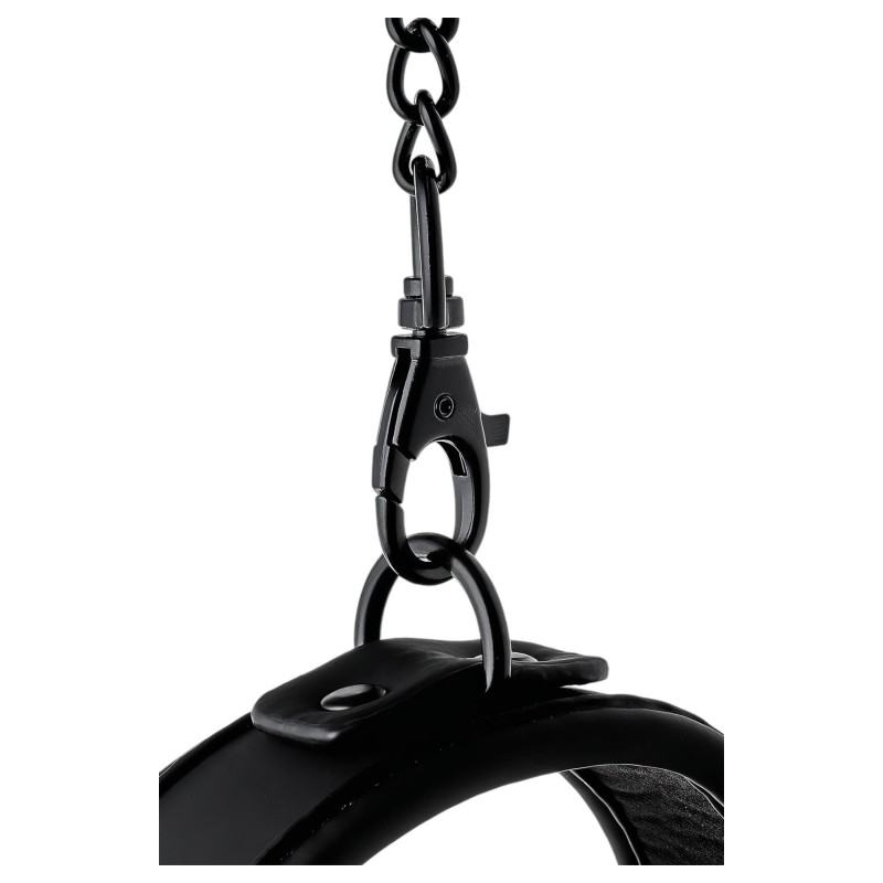 Blaze - nyakörv és póráz, bondage szett (fekete) 160414 termék bemutató kép