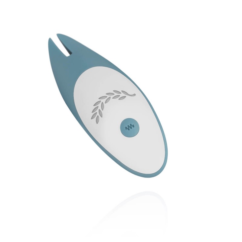 Bloom Tulip - akkus, szilikon csikló vibrátor (türkiz) 36366 termék bemutató kép