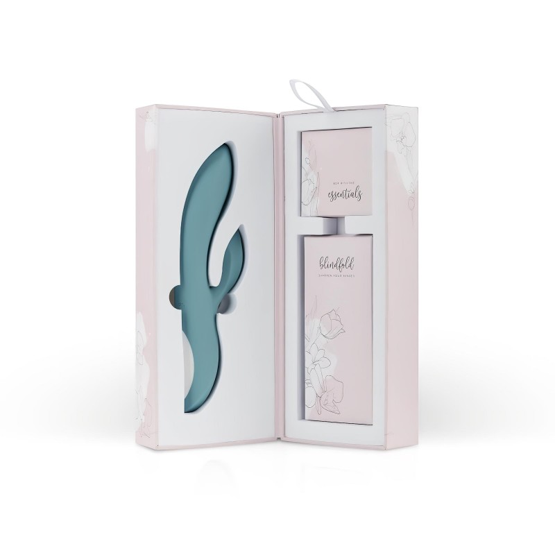Bloom Violet Rabbit - csiklókaros G-pont vibrátor (türkiz) 112923 termék bemutató kép