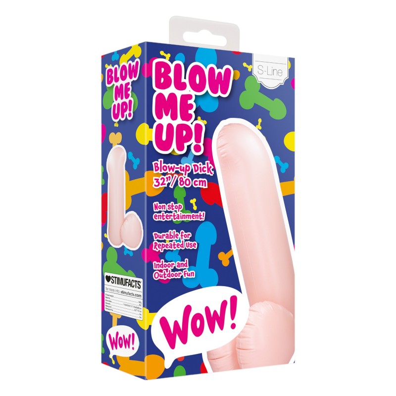 Blow Me Up - felfújható fütyi lufi (80cm) 93594 termék bemutató kép