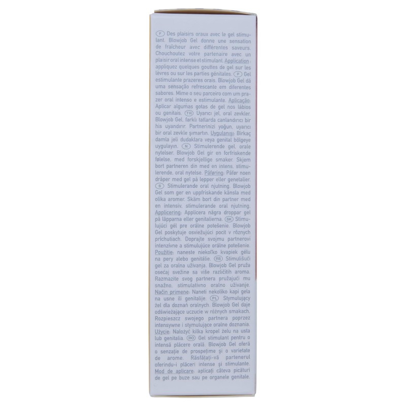 HOT - Blowjob Gel - orál síkosító gél - vanília (50 ml) 131971 termék bemutató kép