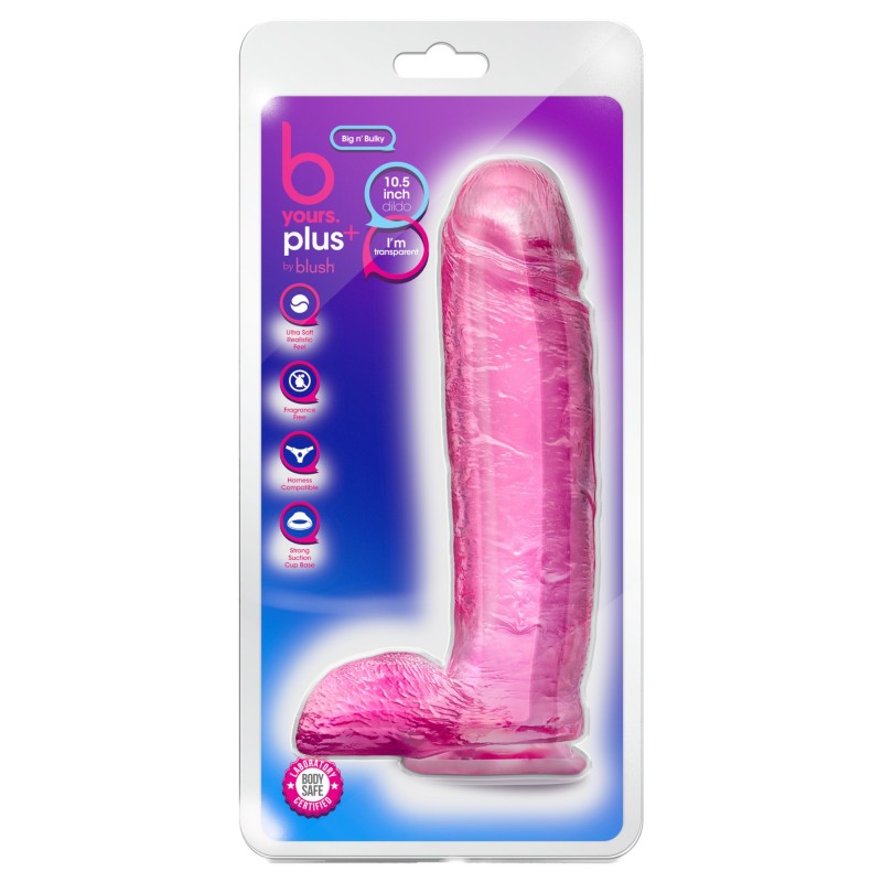 Blush B Yours Plus - realisztikus dildó (rózsaszín) 139565 termék bemutató kép