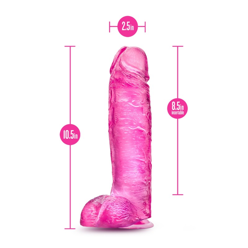 Blush B Yours Plus - realisztikus dildó (rózsaszín) 139567 termék bemutató kép