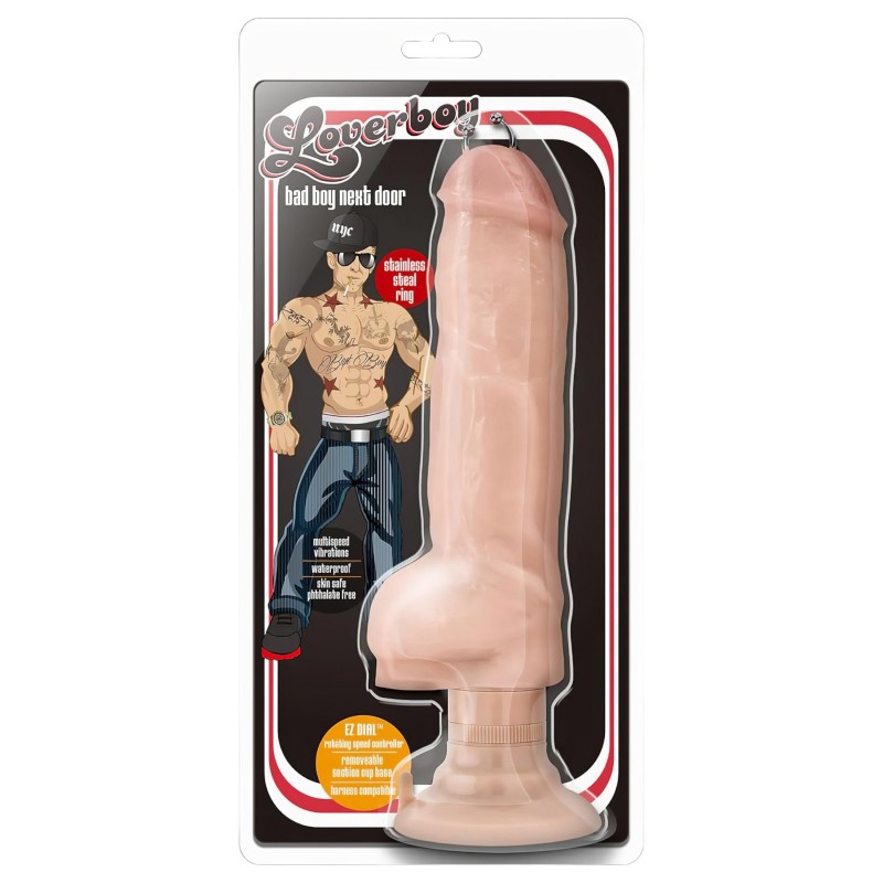 Blush Bad Boy - piercinges vibrátor - 33cm (natúr) 120479 termék bemutató kép